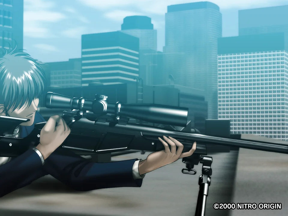【スクリーンショット】銃を構えるツヴァイ